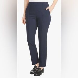Hilary Radley Ladies' Pintuck Pull-On Pant Navy Color